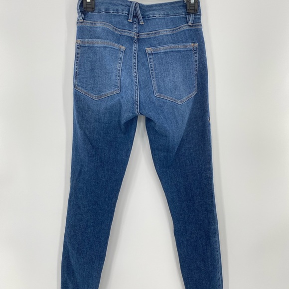 Good American NWT Good Legs Extreme Stiletto Blue Stretch Denim Jeans 0 25 New - Picture 4 of 12